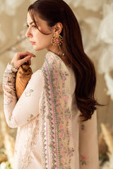 Lawn-3PC Embroidered Shirt with Organza Embroidered Dupatta-1379